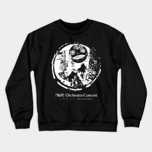 NieR Orchestra Concert design - Emil / Yoko Taro mask 2B & 9S Crewneck Sweatshirt